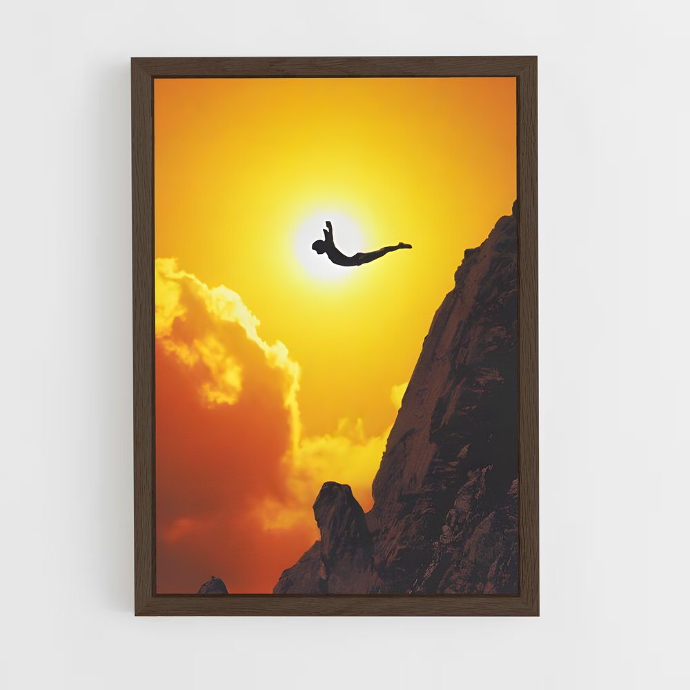 Poster Le Saut de La Quebrada – affiche Plongeon de falaise (vue 5)